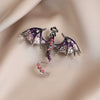 Wholesale Alloy Animal Pattern Retro Brooch With Electroplating For Ladies