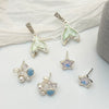 Wholesale Alloy Animal Zodiac Electroplated Women's Earrings In Ocean Summer Beach Style