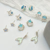 Wholesale Alloy Animal Zodiac Electroplated Women's Earrings In Ocean Summer Beach Style