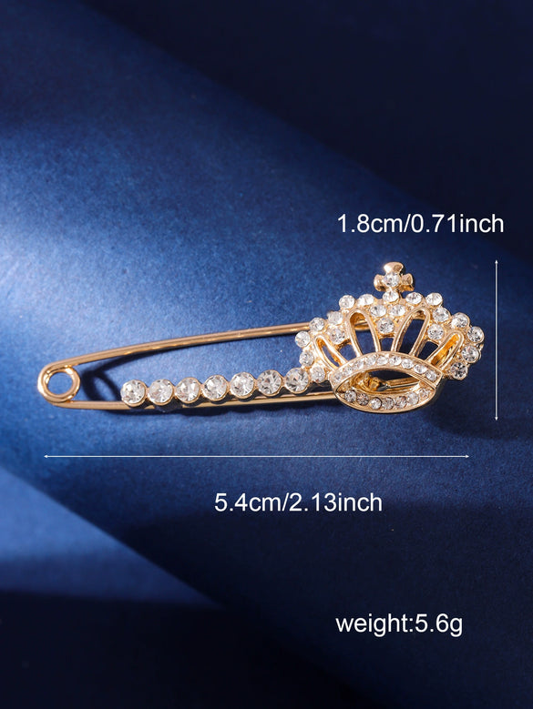 Wholesale Alloy Antilight Brooch Buckle Pin For Women With Zodiac Sign Animal Crown Flower Bow Leaf Geometric Patterns Electroplated