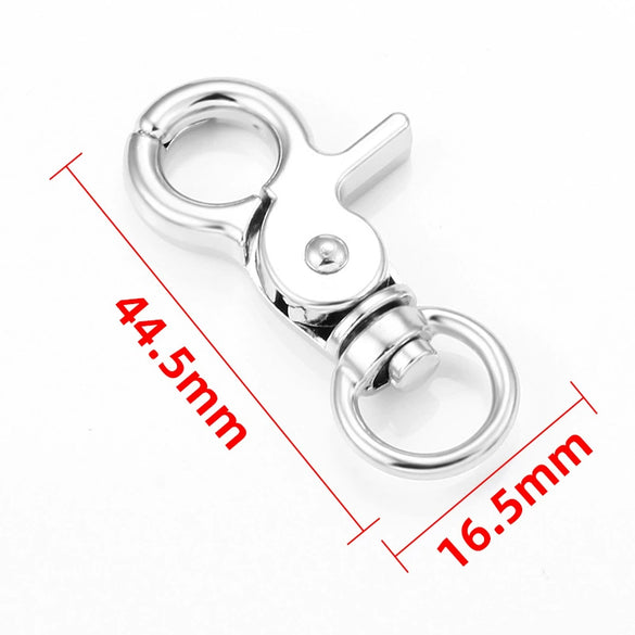 Wholesale Alloy Bag Luggage Key Chain Accessories With 8Character Crab Buckle Electroplating Treatment