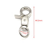 Wholesale Alloy Bag Luggage Key Chain Accessories With 8Character Crab Buckle Electroplating Treatment