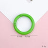 Wholesale Alloy Baking Paint Candycolored Spring Ring Jewelry Accessories
