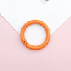 Wholesale Alloy Baking Paint Candycolored Spring Ring Jewelry Accessories