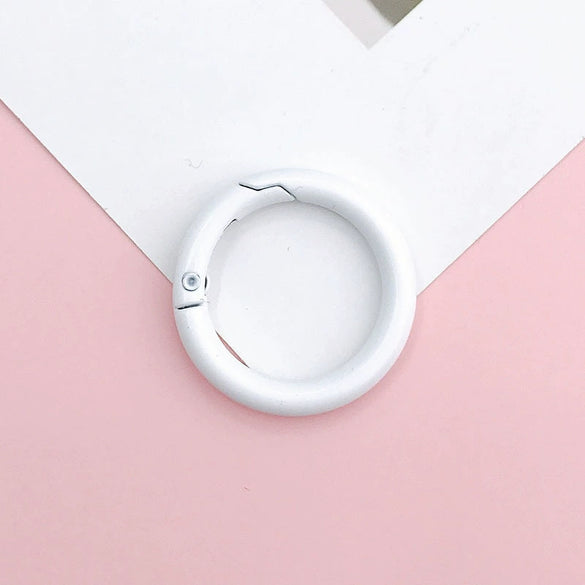 Wholesale Alloy Baking Paint Candycolored Spring Ring Jewelry Accessories