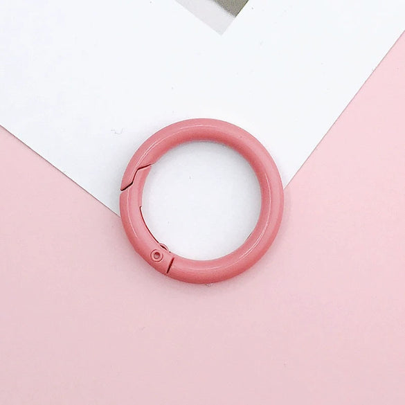 Wholesale Alloy Baking Paint Candycolored Spring Ring Jewelry Accessories