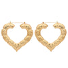 Wholesale Alloy Bamboo Geometric Pattern Electroplated Punk Hiphop Women's Earrings