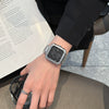 Wholesale Alloy Band Square Casual Watch With Stainless Steel Buckle