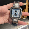 Wholesale Alloy Band Square Casual Watch With Stainless Steel Buckle