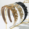 Wholesale Alloy Baroque Geometric Rhinestone Diamond Headband For Women Hair Accessories
