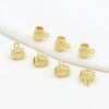 Wholesale Alloy Beaded Accessories For Bracelet Necklace Pendant Electroplated Versatile Minimalist Style