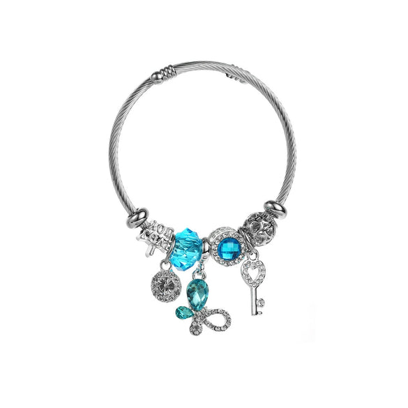 Wholesale Alloy Beaded Bracelet With Insect Pattern And Diamond Design Adjustable For Couples