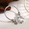 Wholesale Alloy Beaded Bracelet With Insect Pattern And Diamond Design Adjustable For Couples