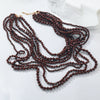 Wholesale Alloy Beaded Geometric Style Handmade Necklace For Women