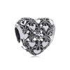 Wholesale Alloy Beaded Heart Shaped Hollow Necklace With Totem Pattern And Electroplating Treatment