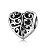 Wholesale Alloy Beaded Heart Shaped Hollow Necklace With Totem Pattern And Electroplating Treatment