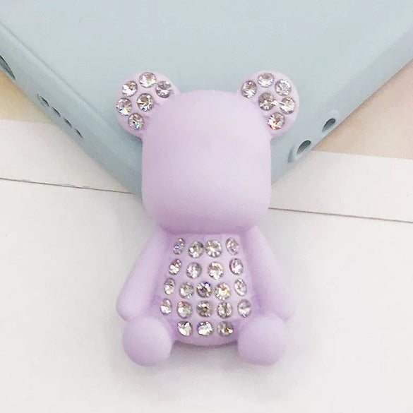 Wholesale Alloy Bear Spray Paint Jewelry And Cell Phone Shell Accessories