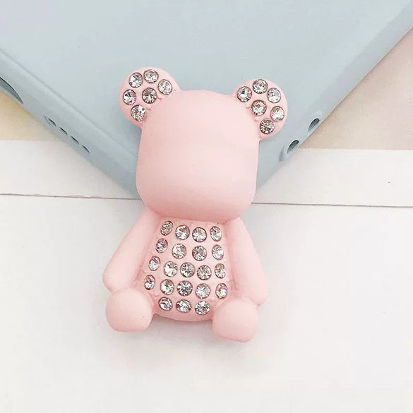 Wholesale Alloy Bear Spray Paint Jewelry And Cell Phone Shell Accessories