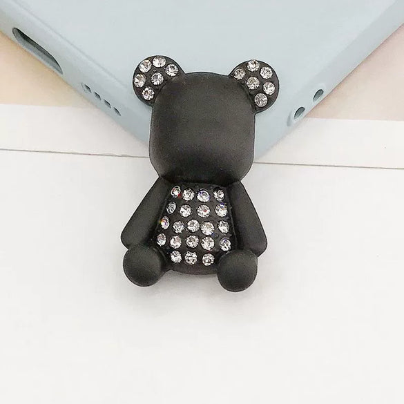 Wholesale Alloy Bear Spray Paint Jewelry And Cell Phone Shell Accessories