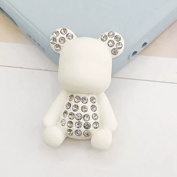 Wholesale Alloy Bear Spray Paint Jewelry And Cell Phone Shell Accessories