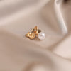 Wholesale Alloy Bow Antiexposure Brooch With Electroplating For Women Minimalist Design