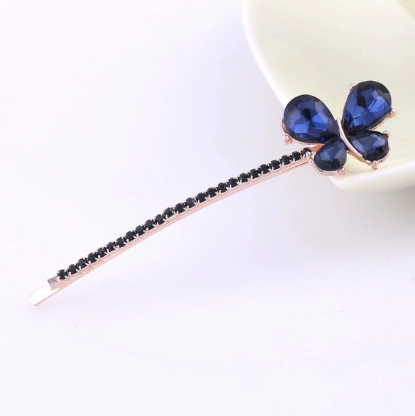Wholesale Alloy Bow Diamond Hair Clip Jewelry For Women