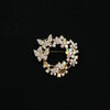 Wholesale Alloy Brooch With Bow Tie And Leaves Pattern Electroplated Antiglare Women's And Unisex Fashion Jewelry