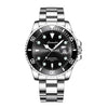Wholesale Alloy Business Style Round Dial Imitation Mechanical Men's Luminous Calendar Waterproof Watch