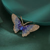 Wholesale Alloy Butterfly Brooch Electroplated Minimalist Style For Women