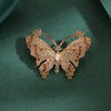 Wholesale Alloy Butterfly Brooch Electroplated Minimalist Style For Women