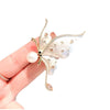 Wholesale Alloy Butterfly Brooch Women's Highend Luxury Electroplated Fashion Accessories