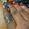Wholesale Alloy Butterfly Opening Adjustable Animal Ring With Electroplating For Women