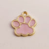 Wholesale Alloy Cartoon Animal Style Dripping Oil Eight Eyes Bear Paw Pendant Jewelry Accessories