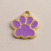 Wholesale Alloy Cartoon Animal Style Dripping Oil Eight Eyes Bear Paw Pendant Jewelry Accessories