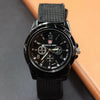 Wholesale Alloy Case Nylon Woven Strap Men's Quartz Watch Round Dial Luminous Pointer Casual Sports Style