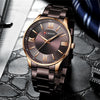 Wholesale Alloy Case Stainless Steel Band Round Dial Waterproof Quartz Men's Business Fashion Watch