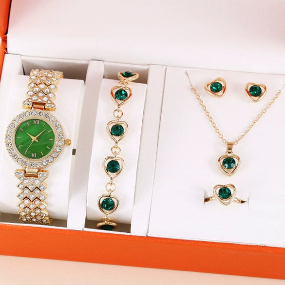 Wholesale Alloy Casual Round Women's Watch Jewelry With Rose Gold Buckle