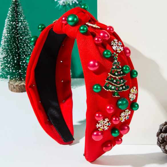 Wholesale Alloy Christmas Hair Band With Three Dimensional Design Fashion Holiday Accessories For Women