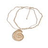 Wholesale Alloy Conch Necklace Two Piece Women's Fashion Exaggerated Snake Bone Chain Geometric Electroplated Accessories