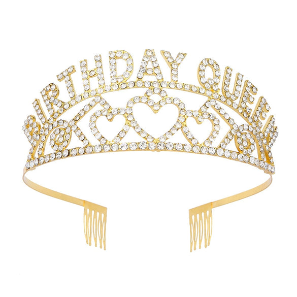Wholesale Alloy Crown Headband For Girls With Electroplating Simple Geometric Style