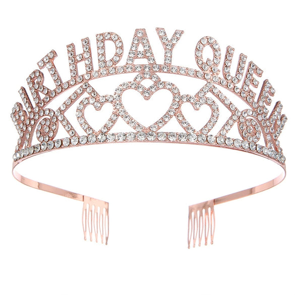 Wholesale Alloy Crown Headband For Girls With Electroplating Simple Geometric Style
