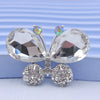 Wholesale Alloy Crystal Butterfly Diy Jewelry Accessories Hair Accessories Headdress Phone Shell With Electroplating