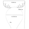 Wholesale Alloy Crystal Christmas Hairband For Girls With Animal Style And Electroplating Treatment