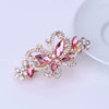 Wholesale Alloy Crystal Diamond Butterfly Hairpin Jewelry For Ladies With Electroplating