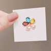 Wholesale Alloy Crystal Flower Antiglare Brooch Buckle Electroplating For Women