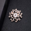 Wholesale Alloy Deer Brooch With Flower Pattern Electroplated For Women's Jewelry Accessories