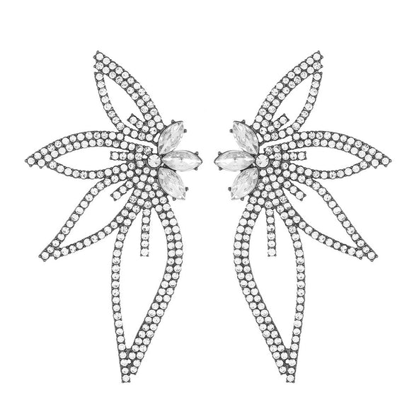 Wholesale Alloy Diamond Animals And Flowers Earrings For Women