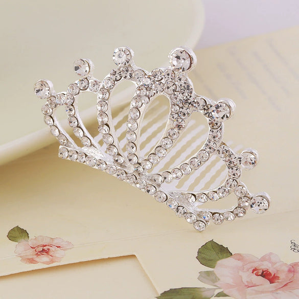 Wholesale Alloy Diamond Crown Crystal Hair Accessories For Kids