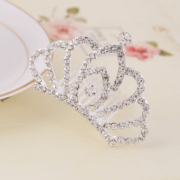 Wholesale Alloy Diamond Crown Crystal Hair Accessories For Kids
