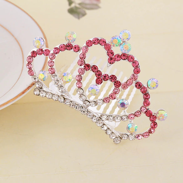 Wholesale Alloy Diamond Crown Crystal Hair Accessories For Kids